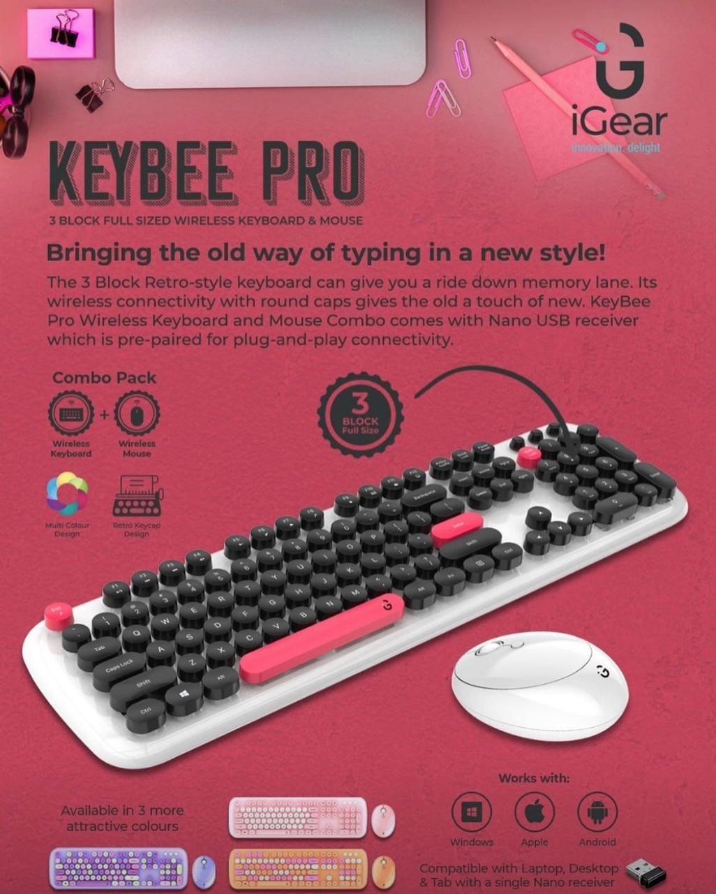 IG-Keybee Pro-Keyboard & Mouse