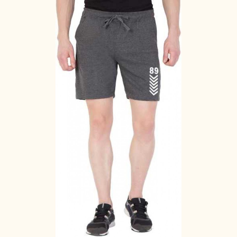 Haoser India Printed Men Grey Basic Shorts