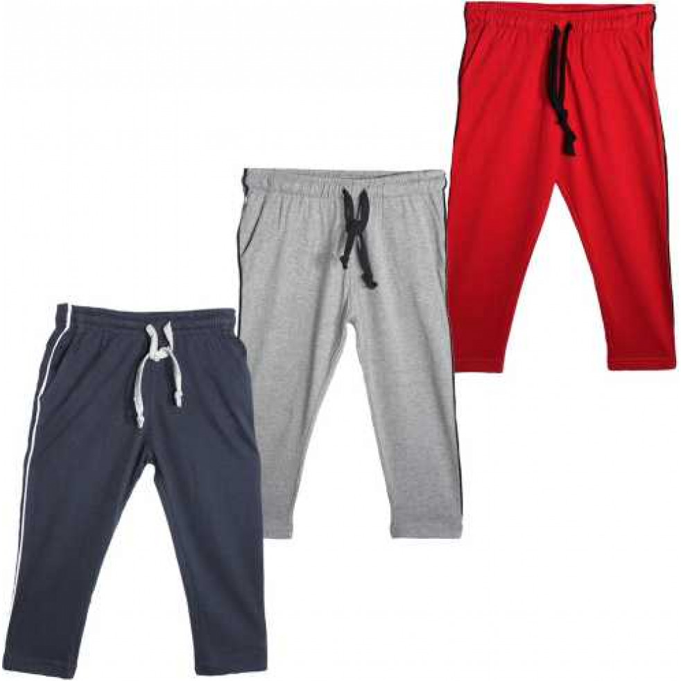 Haoser India Track Pant For Boys & Girls (Blue,Grey,Red)