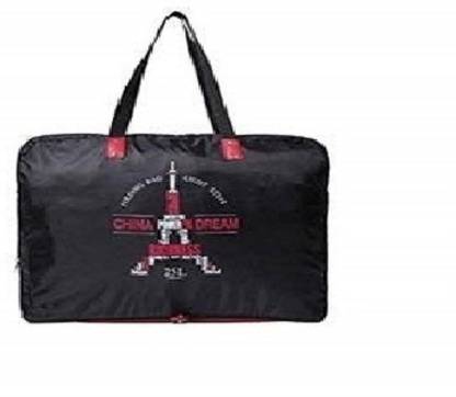 Connectwide Eiffel Tower Folding Bag 25L Paris Style Bag Travel Bag Organizer Foldable Bag Unisex Bag Outdoor Bag Travel Luggage Bag Cabin Bag Shoulder Bag, Qty-1 Pcs, Black Color, Size: 34 x 14 x 42 cm (Open) / 18 x 4 x 16 cm (Fold) Waterproof BackpackÃ¢