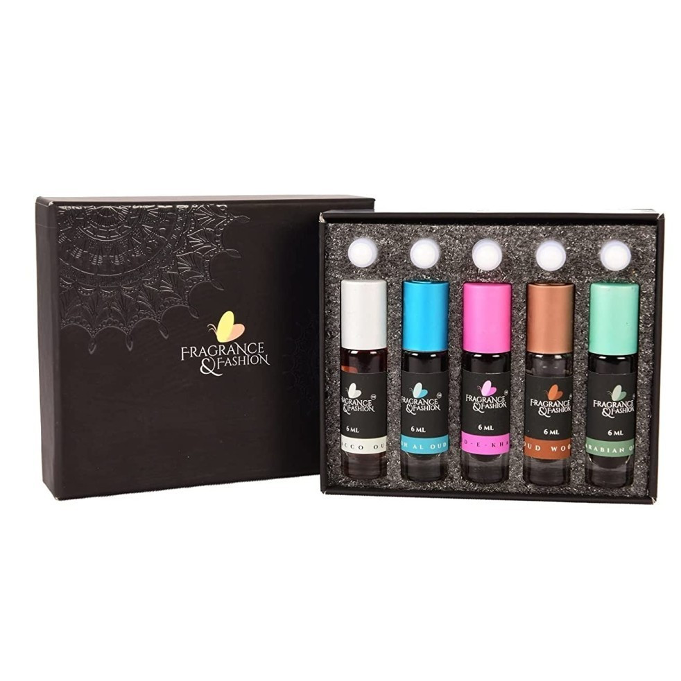 Fragrance & Fashion Oud Combo Of 6 Ml Each (Pack Of 5)