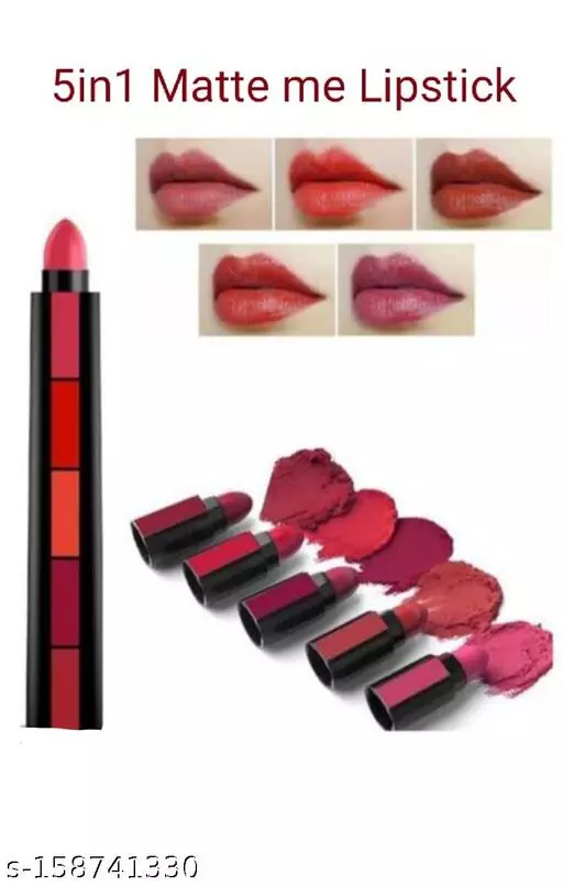 Red Edition AVT HOT  Matte Lipsticks (Red Edition, 5in1)