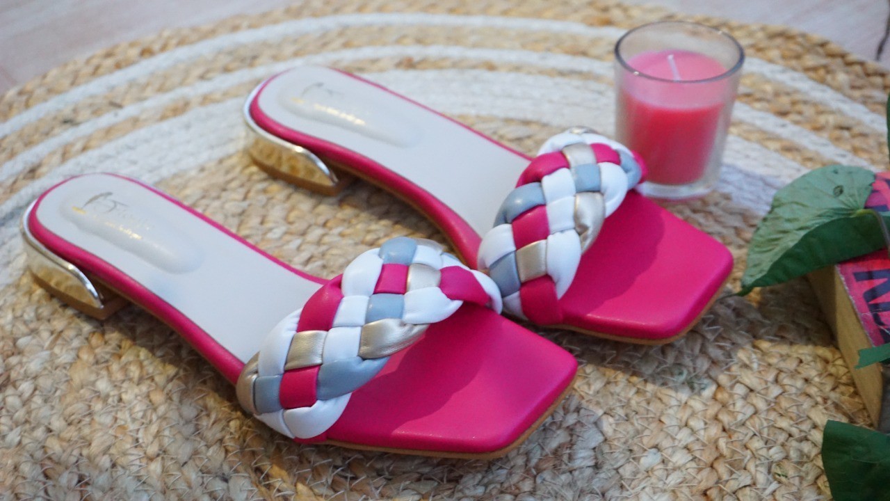 Women Pink Heels Sandal