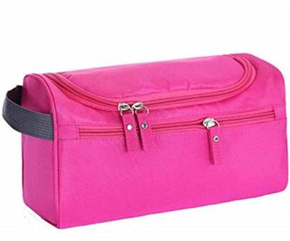 Connectwide Pro-traveller Hanging Toiletry Bag Travel Case for Man or Woman with Hanging Hook Organizer Accessories Organizer Accessories, Shampoo, Cosmetic, Personal Items, Healthcare Bag Travel Toiletry KitÃ¯Â¿Â½(Neon Pink)