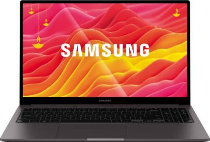 SAMSUNG Galaxy Book 2 Core i5 12th Gen 1235U - (16 GB/512 GB SSD/Windows 11 Home) NP550 Thin and Light Laptop  (15.6 Inch, Graphite, 1.80 Kg, With MS Office)