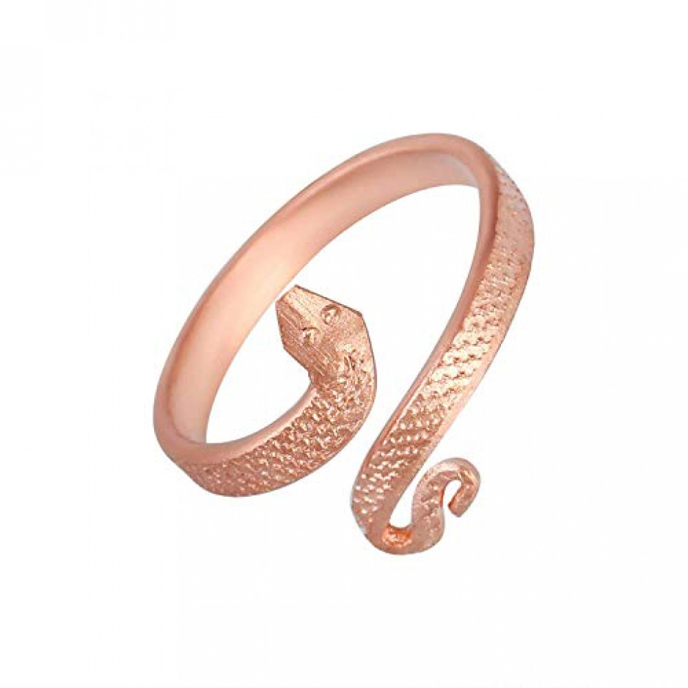 Zumrut Copper Snake Kaal Sarp Dosh Nivaran Ring
