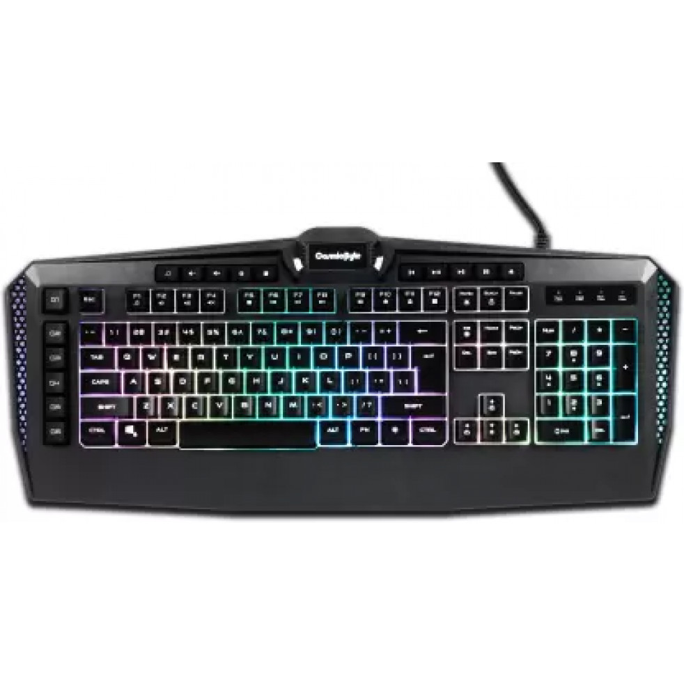 Cosmic Byte CB-GK-15 Triton Wired USB Gaming Keyboard-Black