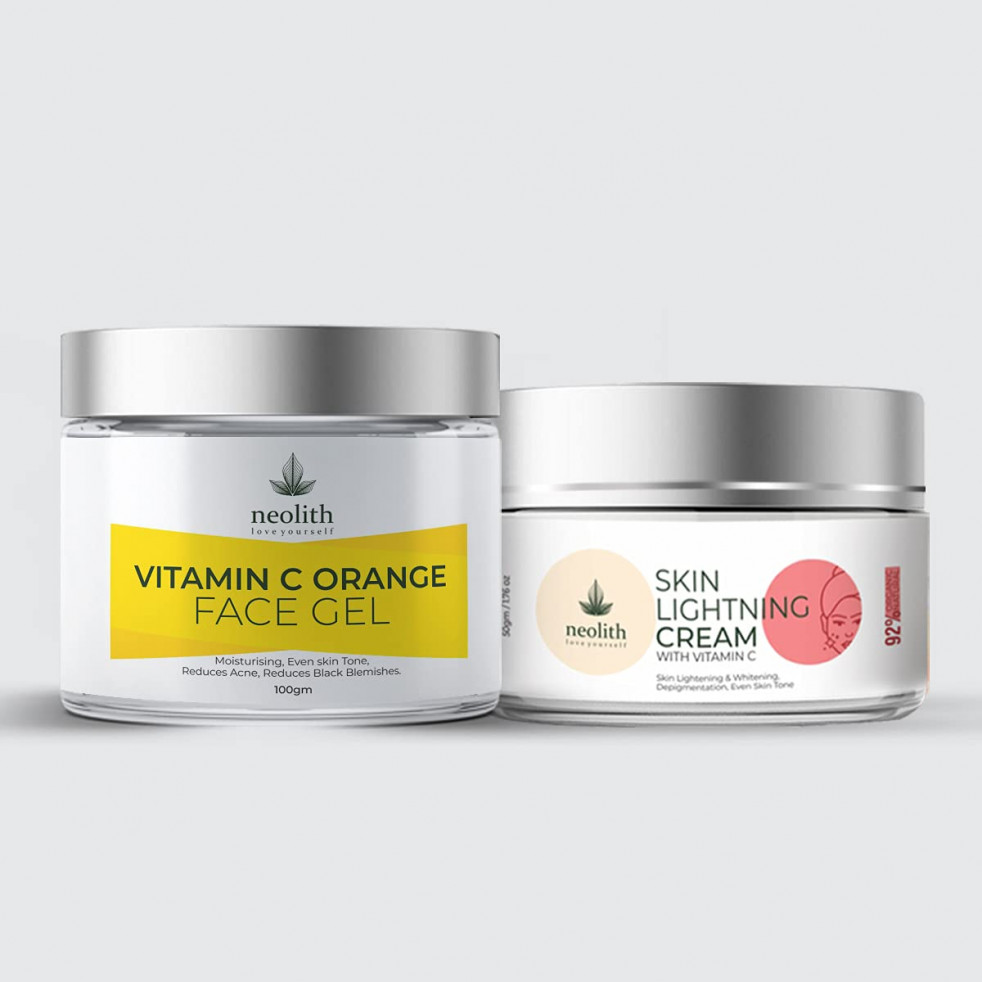 Neolith Vitamin C Face Cream (50 Gm) And Vitamin C Gel (100 Gm)||Pack Of 2
