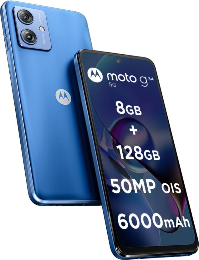 Motorola G54 5G (Pearl Blue Blue, 8GB RAM, 128GB Storage)