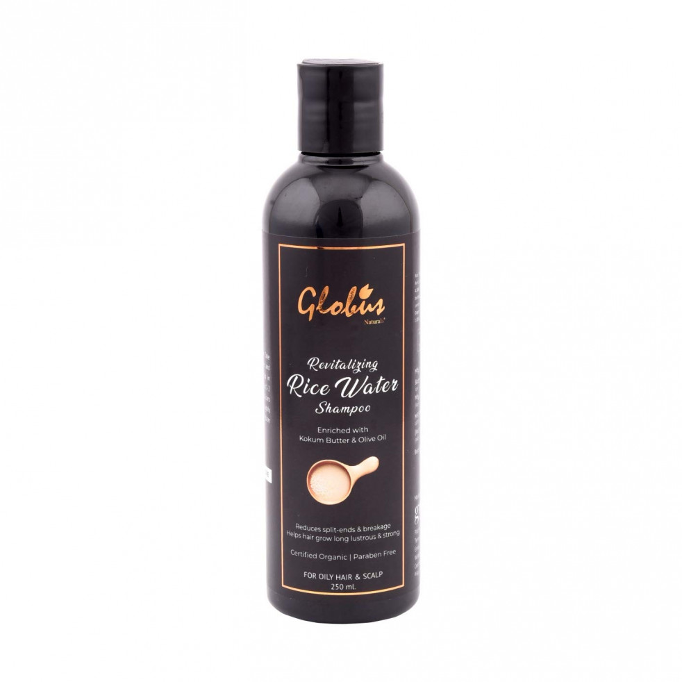 Globus Naturals Revitalizing Hair Rice Water Shampoo 250 Ml