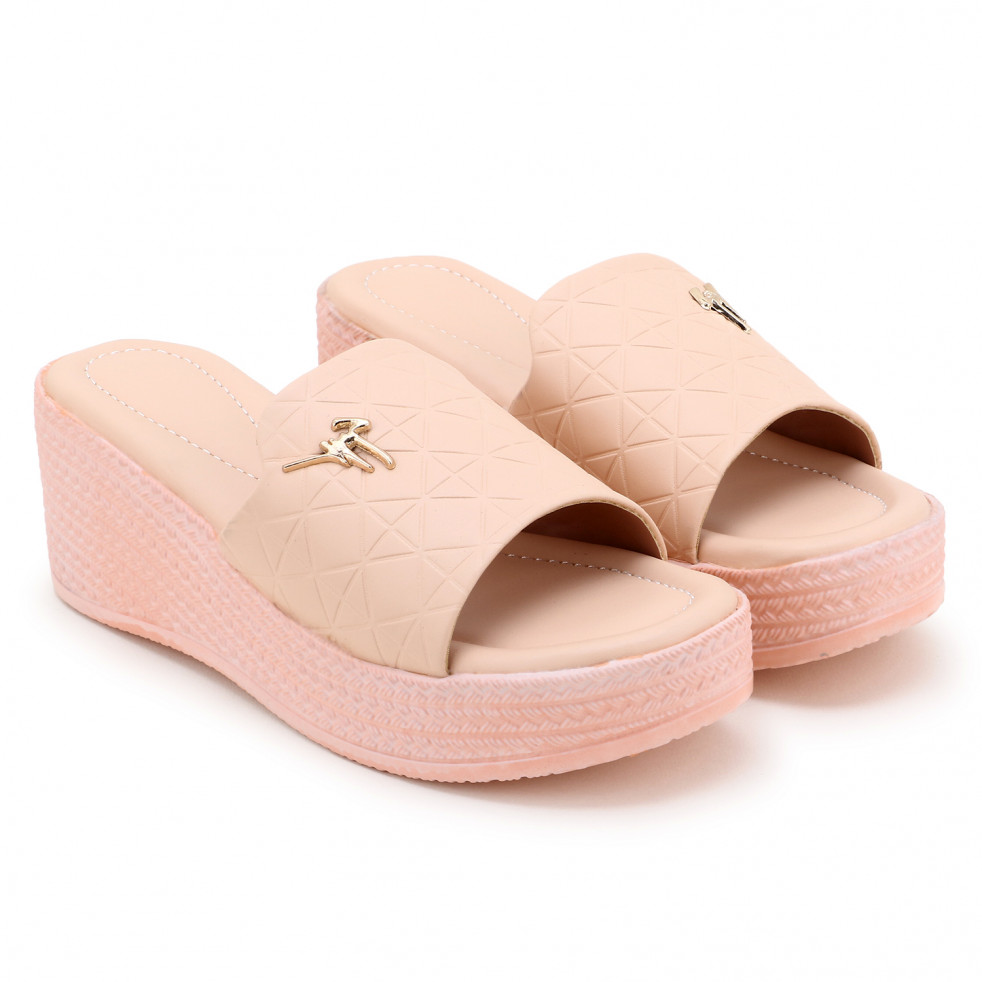 CHINRAAG Comfortable High Heel Sandal for Womens -Pink