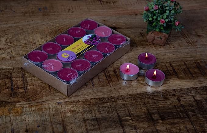 AURA Home Fragnance - Wax Scented Tealight Candles.