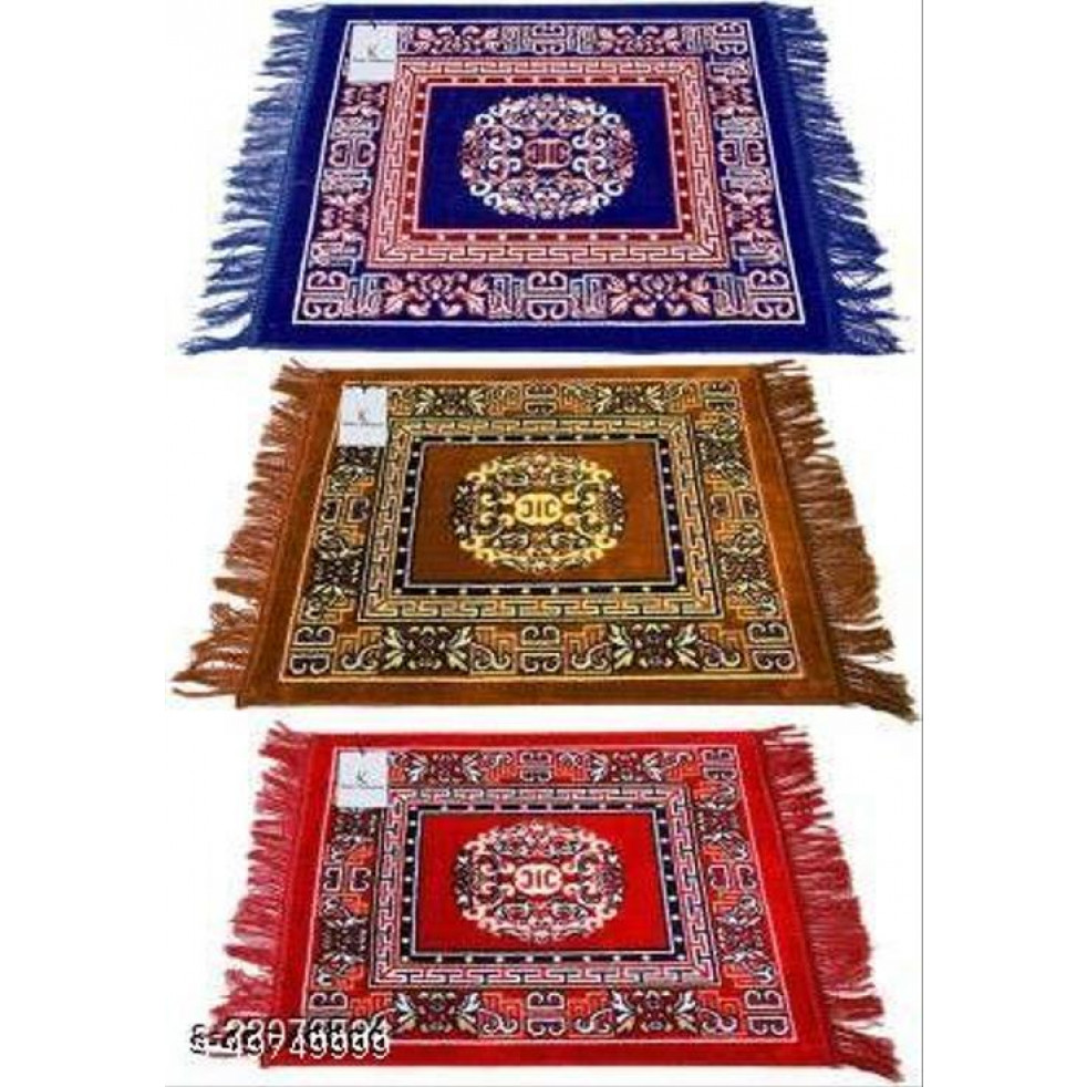 Malik handloom Gorgeous Doormats pack of 3