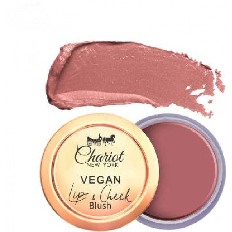 Chariot New york Vegan Lip & Cheek Tint Blush (Caramel Nude)