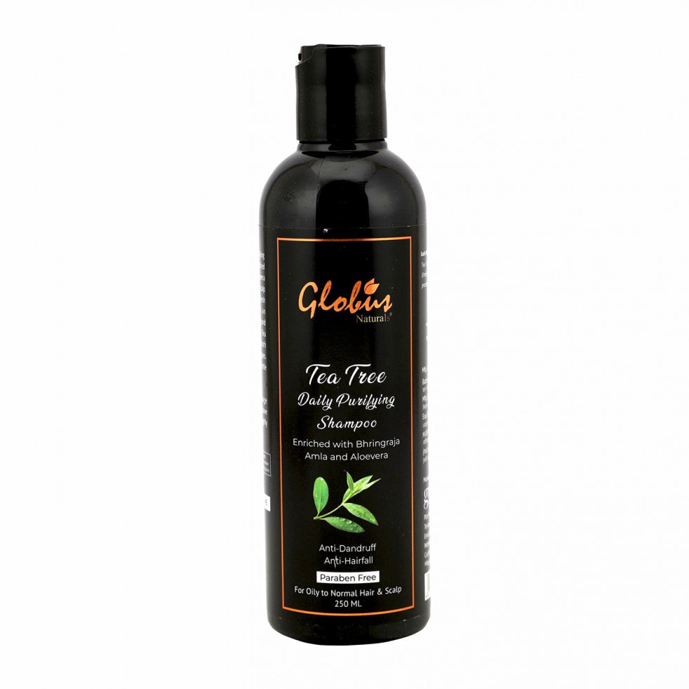 Globus Naturals Tea Tree Daily Purifying Shampoo For Dandruff Prone Hair,250 Ml