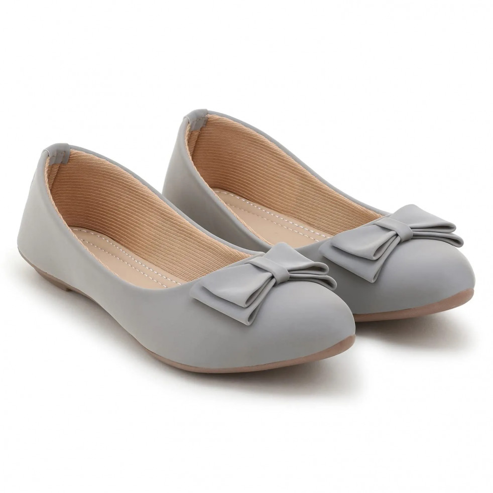Chinraag Patent Ankle Bellies For Women Stylish&Flats(Chr-012) Grey
