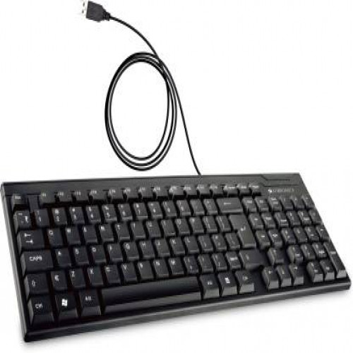 ZEBRONICS K-35 Wired USB Multi-device Keyboard  (Black)