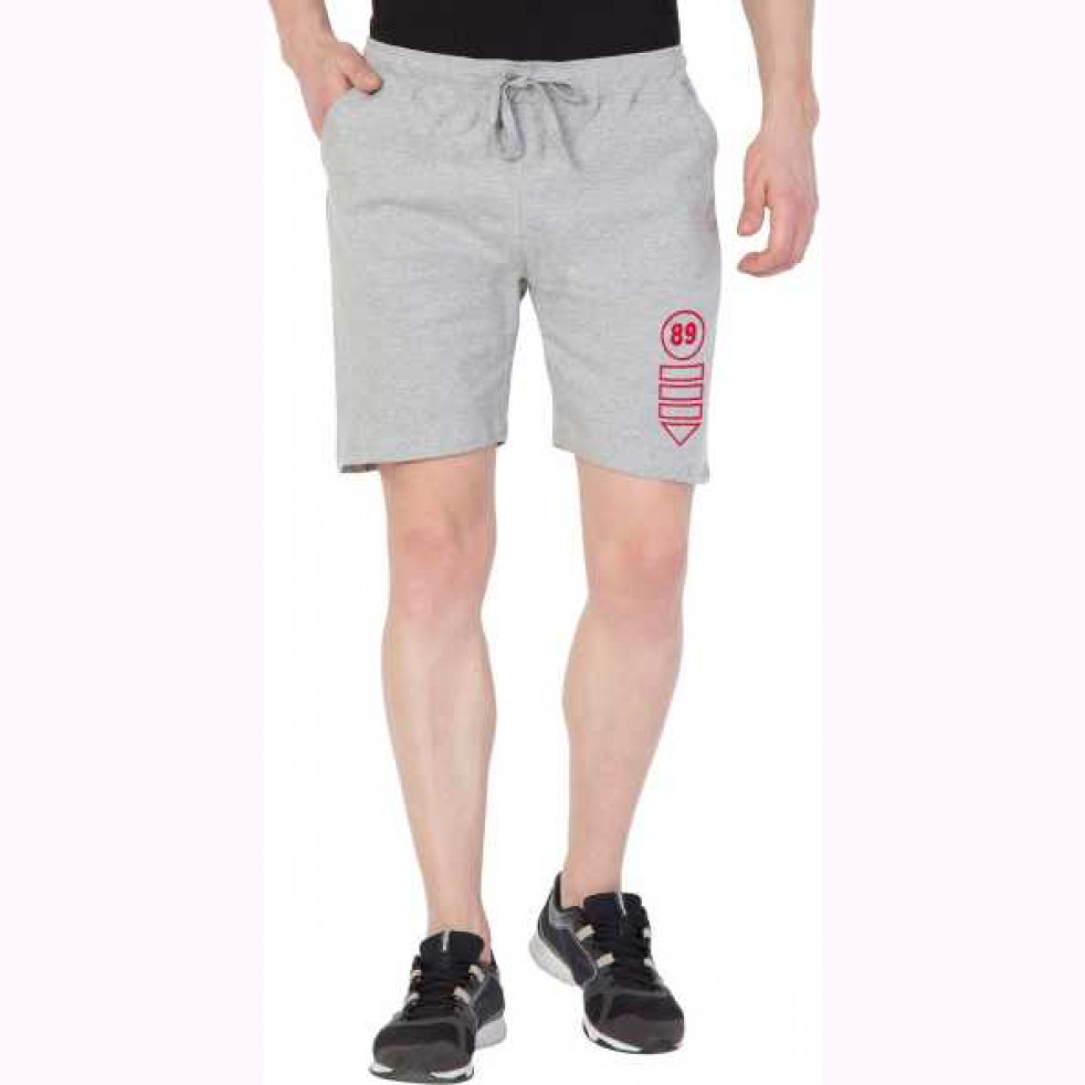 Haoser India Printed Men Grey Sports Shorts