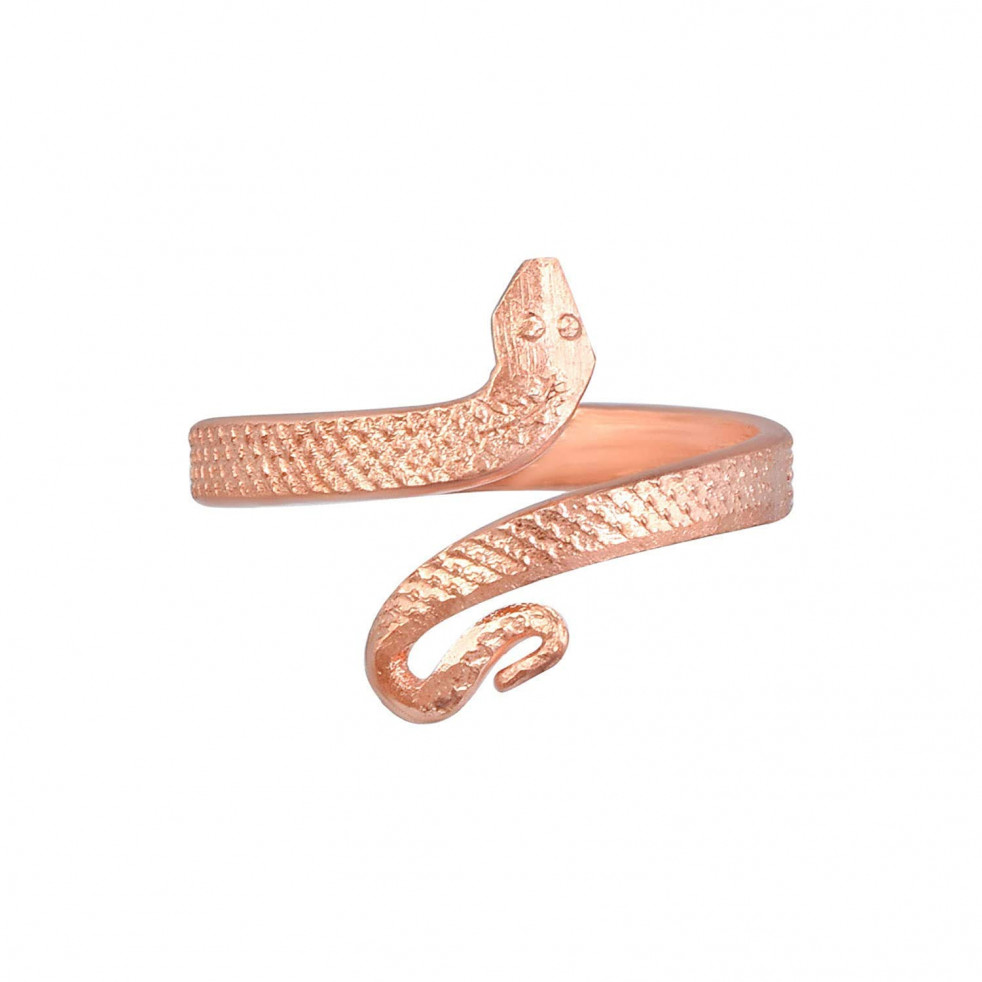Zumrut Copper Snake Kaal Dosh Nivaran Ring