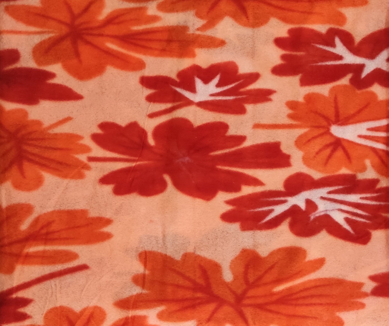 Visnik Single Fleece Duvet Cover (Orange)