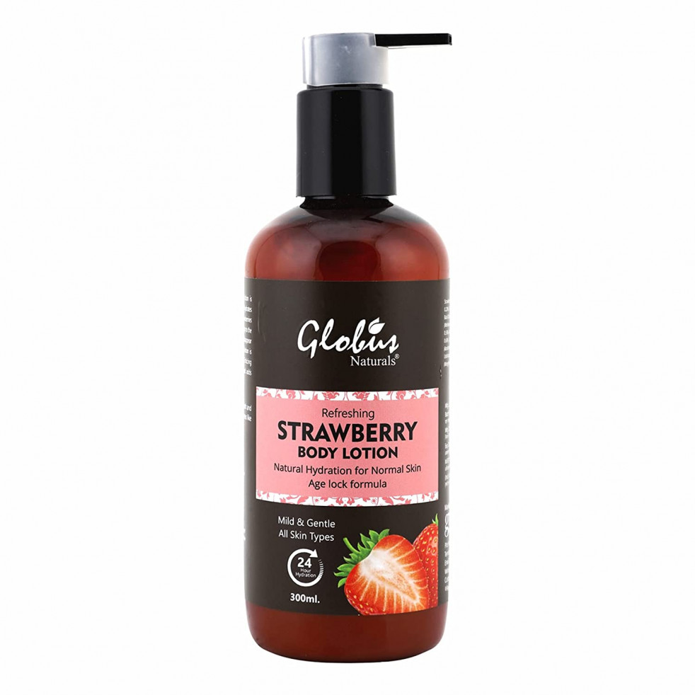 Globus Naturals Refreshing Strawberry Body Lotion 300 Ml